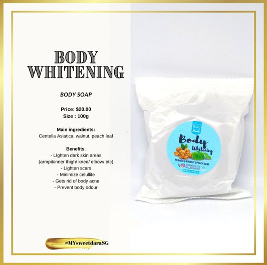 Body whitening soap