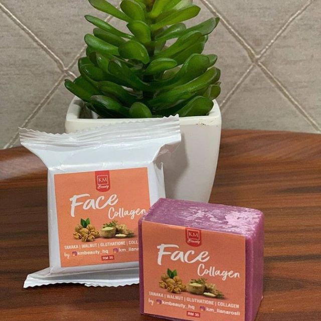 Face collagen soap